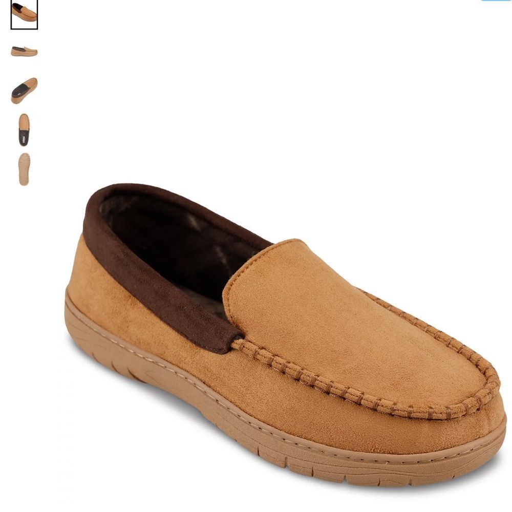 Haggar Men's Brown and Tan Loafers